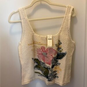 Pilcro Square Neck Sweater Tank NWT